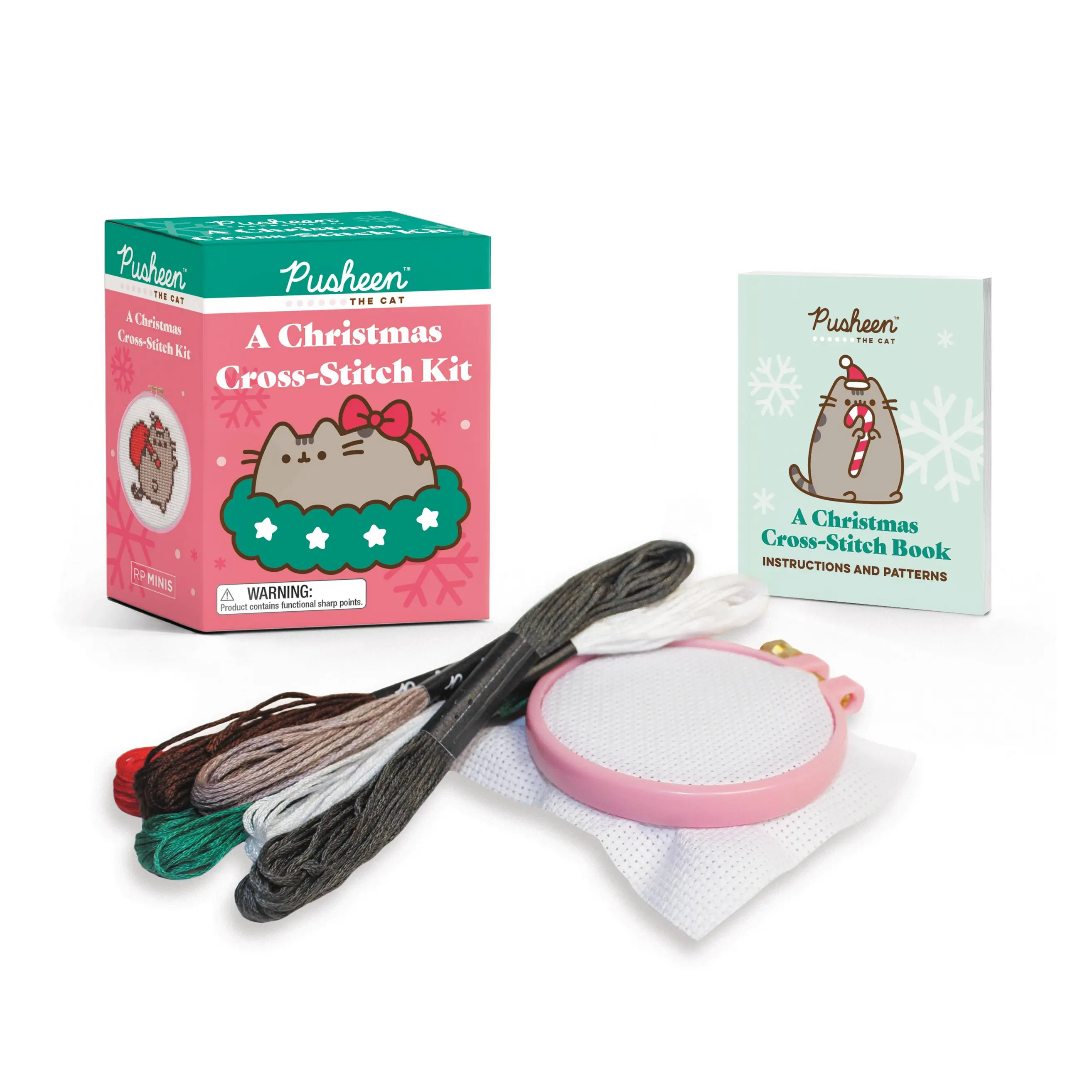 Pusheen: A Christmas Cross-Stitch Kit by RP Minis [Novelty Gift]