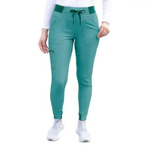 Pro Heather Collection Jogger Scrub Pant by Adar (Regular) XXS-3XL / Heather Hunter