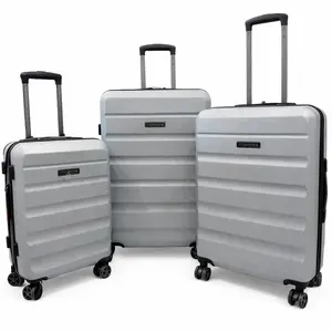 Swissbrand - Anver (Silver) Suitcase set of 3