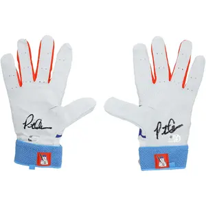 Pete Alonso New York Mets Player-Issued White Nike Batting Gloves from the 2025 MLB Season - Fanatics Authentic Certified
