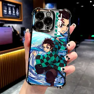 Anime D-Demons S-SlayerPhone Case Suitable for iPhone 17 16e 16 15 14 13 12 11 Mini Pro Max Air X XR XSMAX 8 7 Plus Anti Fall Transparent Soft Back Cover