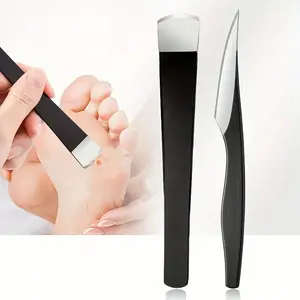 2/6pcs Stainless Steel Foot Care Set, Pedicure Tool, Sharp Exfoliating Knife & Smooth Foot Scraper, Ingrown Toenail Clippers, Dead Skin Remover