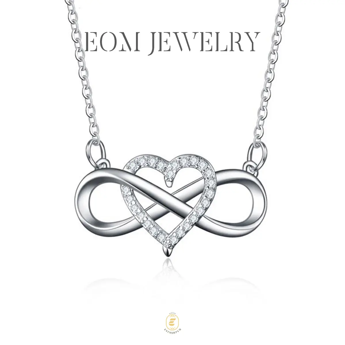 Infinity Heart Pendant Necklace Wedding Engagement Anniversary Valentine's Day Birthday Gift Daily Wear Jewelry
