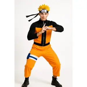 Men's Naruto Shippuden Halloween Costume with Wig