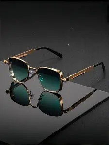 Unisex Y2K Metal Square Frame Glasses, Vintage Boho Style, Durable Streetwear Accessories, Perfect for Daily Wear, Parties, Gifts, Square Frames Sunglasses
