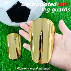 Mini Electroplated shin Guard, Thick Eva Inner Layer, Adult Children Shin Protection Insert, Unisex, Suitable for Men and Women football shin guards，soccer shin guards.Leg guards. Football Accessories