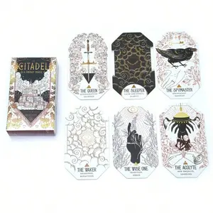 60 Cards The Citadel A Fantasy Oracle Tarot Deck Tarot Card Entertainment Game For Family Party Board Game Oracle Cards Gift