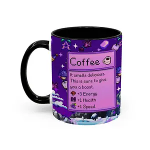 Stardew Valley Mug, Stardew Valley Gift, Valley Coffee Mug, Stardew Valley Game, Purple Coffee Cup, Stardew Mug, Gamer Mug - vdg10043