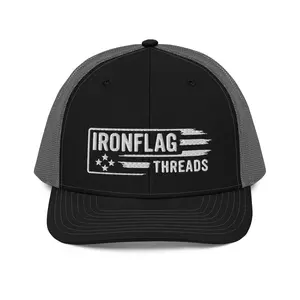 Iron Flag Threads Embroidered Trucker Hat