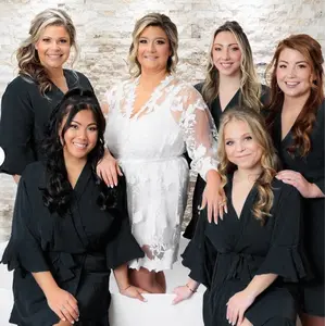 Ruffle Bridal Party Robes - Bridesmaid Gift - Flounce Robe - Bridesmaid Robes - Wedding Robes - Wedding Favor