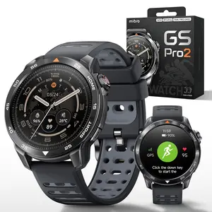 MIBRO GS Pro2 GPS Running Watch – Dual Band GPS Sports Watch with Mibro Coach Training Plans, 1.43” AMOLED Smartwatch, 20-Day Battery, 5ATM Smart Watch for Running, Cycling, Swimming  Smartphone sleep tracking, Father's Day gift,Best Smartwatch 2026