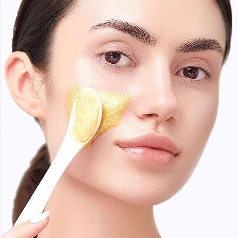 Gold Foil Peel Off Mask Kit l98.5% EssenceFormula |Deep Cleansing, Blackhead RemoverMoisturizing & Pore Minimizing Face Mask withBrush | Luxury Skincare for Women & Men,Hydrating Brightening Self Care Gift Set