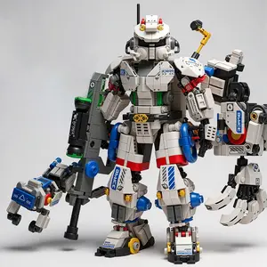 1625pcs Future Warrior Robot Model Kit, Classic Design, High Difficulty Adult Assembly Toy, Perfect Halloween Christmas Gift