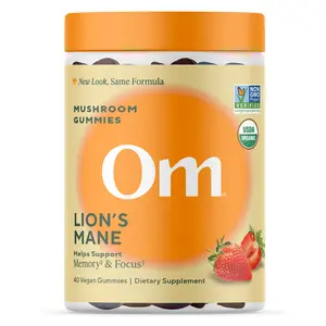 Lion’s Mane Organic Mushroom Gummies | 40 Vegan Gummies