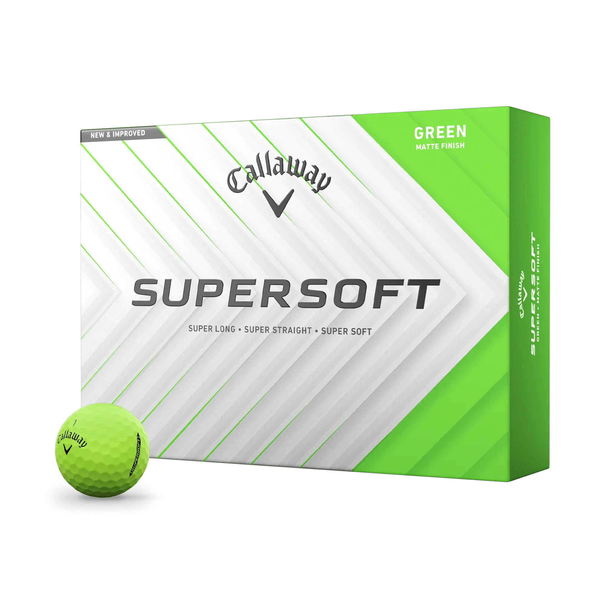 Callaway Golf Supersoft Matte Green Golf Balls