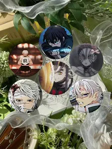 This Demon Slayer brooch set is perfect for bags, jeans, T-shirts, backpacks, and hats. These badges, accessories, Clip, and decorative pendants enhance the look of everyday items and make a gift. Ideal for birthday gifts or as a festive accessory.