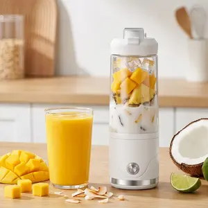 blender Portable Blender Cup,Electric USB Mini Juicer Blender For Shakes and Smoothies, Juice,650ml, Six Blades Great for Mixing mini  blender  serena  neel