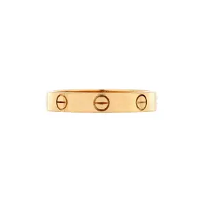 Pre-owned Cartier Love Wedding Band Ring 18K Yellow Gold by Rebag