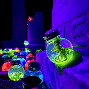 That Dead Guy Glow In the Dark Wet Specimen Octopus Oddities Curiosities Collection Spooky Home Halloween Decor Realistic Detailed Display - Decoration