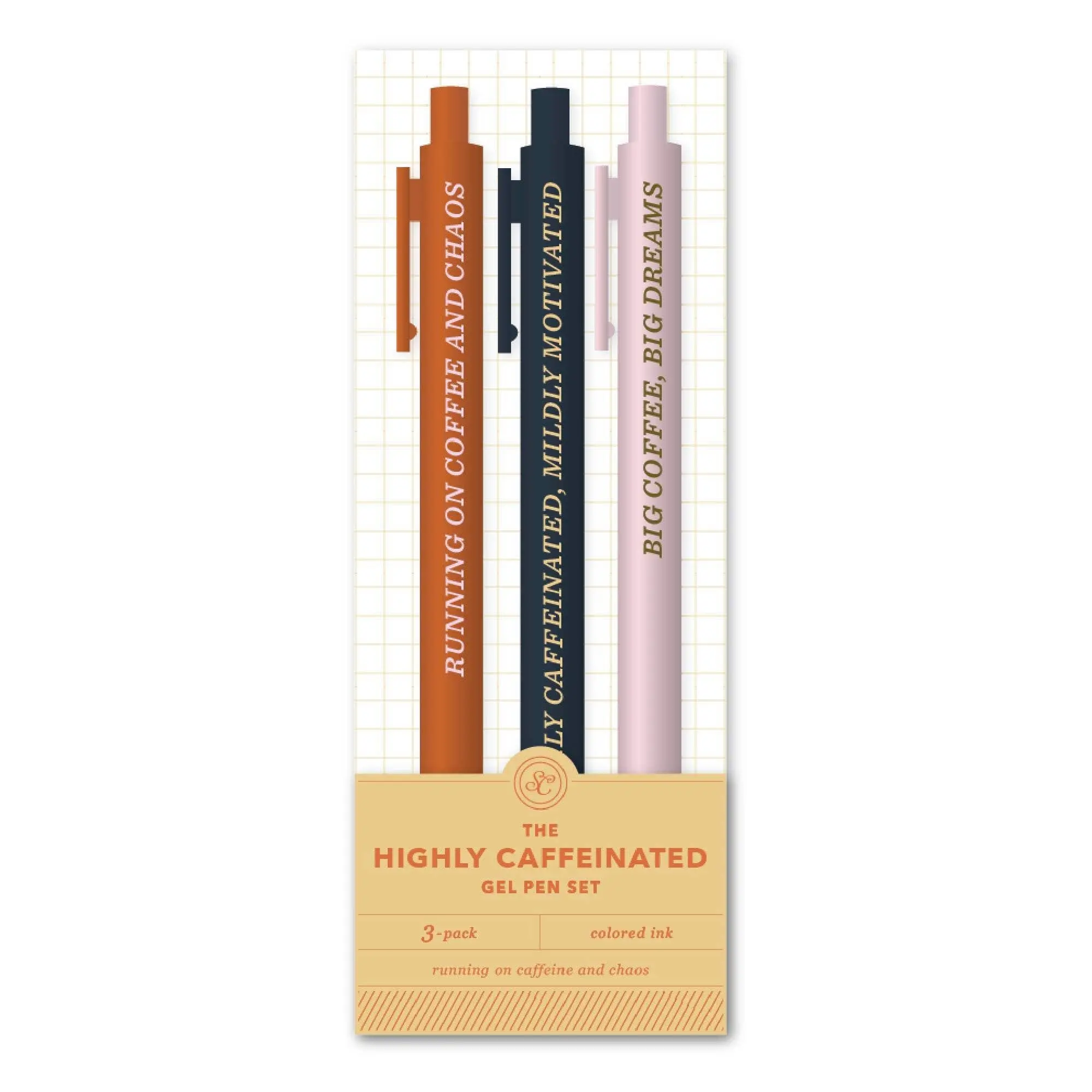 The Highly Caffeinated Gel Pen Set