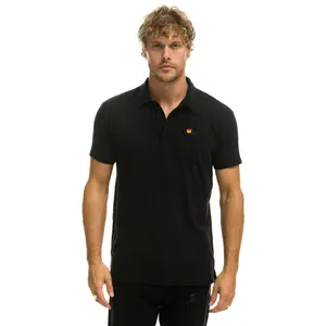 AVIATOR NATION POLO - BLACK