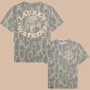 Lauren Watkins Original Bottomland Camo Shirt Mossy Oak Tee Men Hunting Apparel Trending TikTok Style Menswear Top