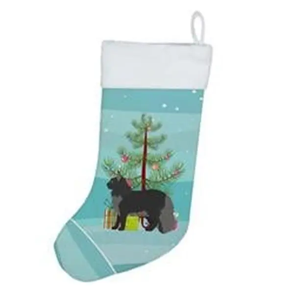 Unisex Maine Coon No.2 Print Christmas Stocking (18x13.5 in) - Festive Home Decor, Holiday Gift for Cat Lovers