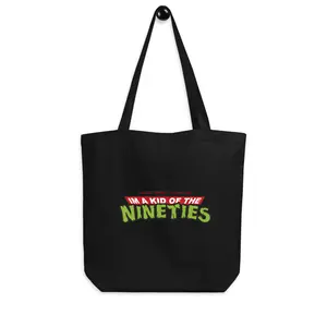 90's Kid Turtle Time Tote Bag | Grocery Bag | Shopping Bag | Cotton Bag | Ninja Turtles | TMNT
