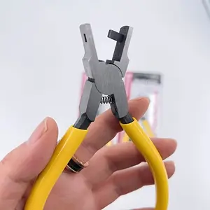 5 Inch Mini Strap Punching Pliers, Leather Hole Cutter Tool, DIY Leather Punching Kit, Essential Craft Supplies for Jewelry Making
