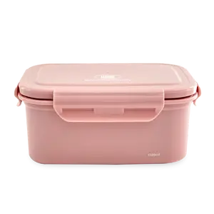 KeeperTen Microwave Safe Stainless Steel Food Storage Container(MUTE PINK, 37 oz / 1100mL) Leakproof Bento Lunch Box, Dishwasher & Freezer Safe, BPA-Free, Odor Resistant, Reheat or Store Meals On-the-Go