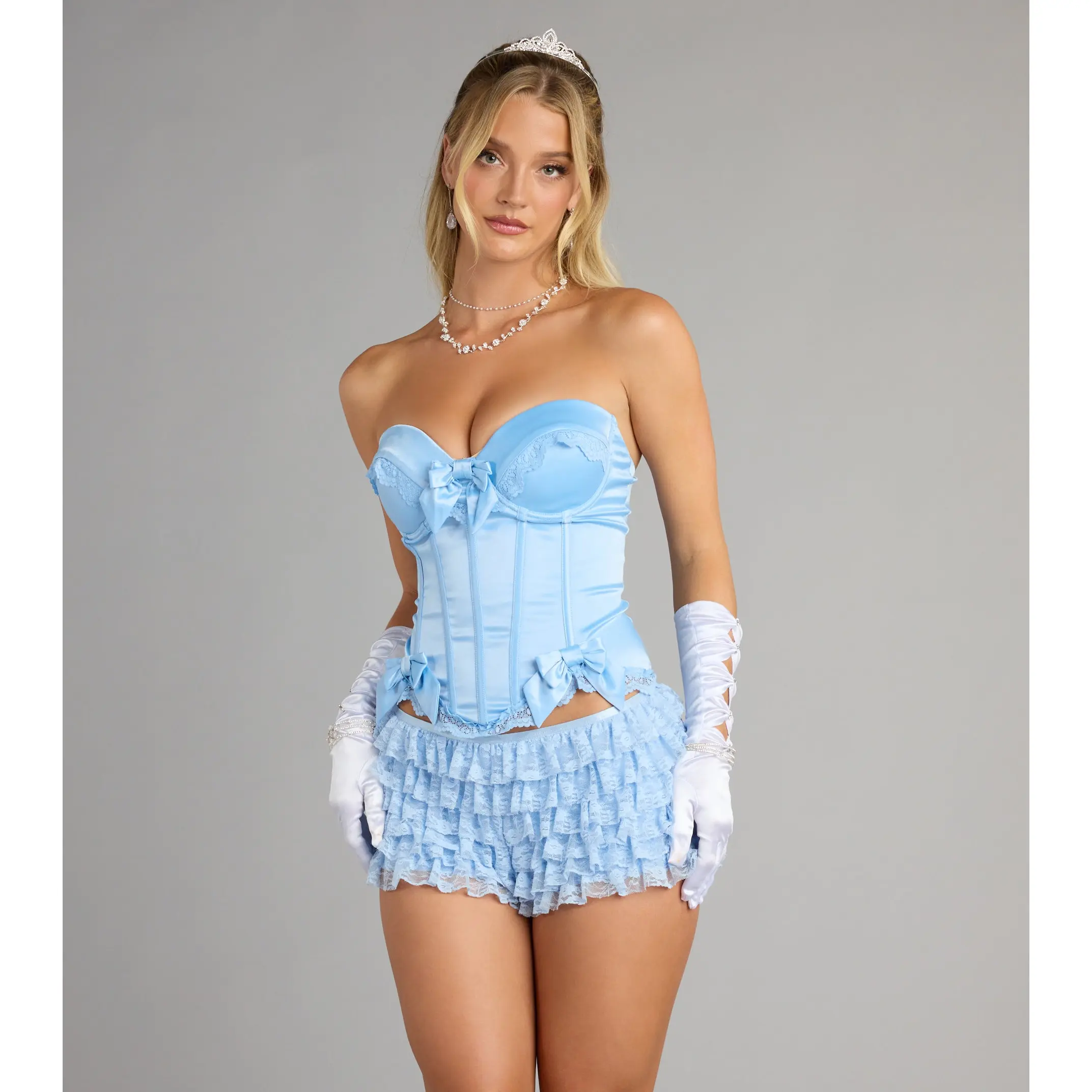 So Fab Ruffled Lace Hot Shorts