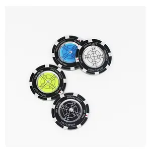 Direct Wholesale from Original Factory | Golf Double-Sided Coin Marker with Level, Green Slope Mark