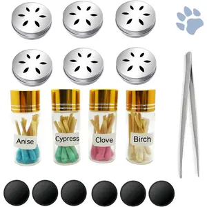 Dog Scent Training Kit Nose Scent Work Tins, Dog Nose Scent Work Training Kit for Dogs Brain Games Pet Pup Beginner Scent Work Kit (6 Box+4 Nose Work Set)