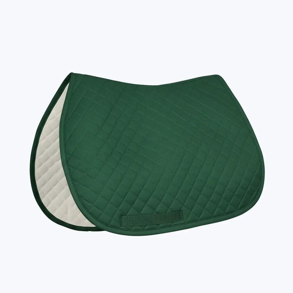 Equestrian Miller's All Purpose Saddle Pad, Classic Unisex Design, Quilted Fabric, Multiple Colors Option
