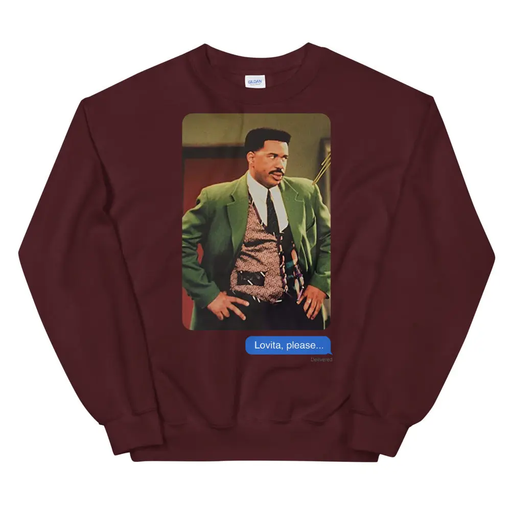 Lovita please... Vintage Steve Harvey Unisex Sweatshirt