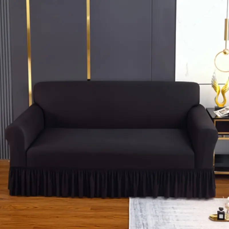 Pure All-Season Full Coverage Sofa Slipcover, Washable Sofa Furniture Slipcovers, Dustproof Outdoor Pet Proof Couch Protector, Soft Comfortable Home Protection