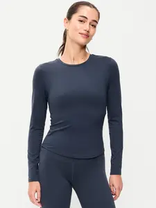 Old Navy Women's StudioSmooth Long-Sleeve Base Layer Top