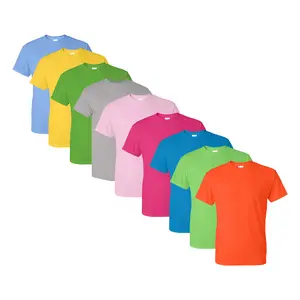 CROWN CRAZE Unisex Performance T-Shirt, Assorted Short Sleeve Crewneck Plain Tees 100% Polyester Bulk T-shirts, Mix color Wholesale Solid Tee Shirts