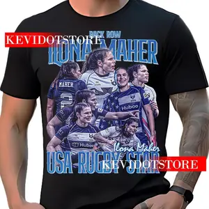Ilona Maher Shirt American Rugby Union Player T-shirt Bootleg Vintage Design Athlete Tee Bestseller