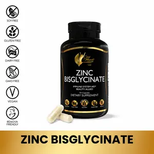 Coco March N.M.D Zinc Bisglycinate – Gentle on Stomach, Powerful Immune & Skin Support – Highly Absorbable Chelated Formula – Vegan, Gluten-Free, Non-GMO, Soy-Free – 90 Capsules