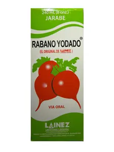 Rabano Yodado Liquido Original Lainez - Suplemento Nutricional - Iodized Radish Dietary Supplement