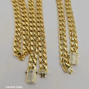 FANCY style gold-plated set necklace 20"inches bracelet 8"inches beautiful with stone's 8MM