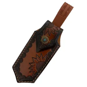 Outdoor Knife Protection Case, Leather Sheath Storage Bag, Portable Folding Knife Holder, Camping Tool Organizer, Travel Essential