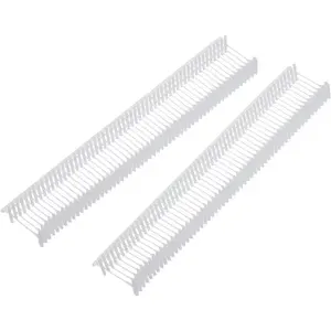 5000Pcs Standard Tagging Gun Fasteners 0.5 Inch White Garment Tags Label Gun Plastic Refills Fabric Tag Attachments Gun Barbs for Clothing Retail All Price Tags