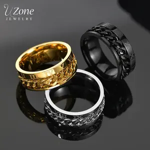 Roman Numeral Spinner Rings