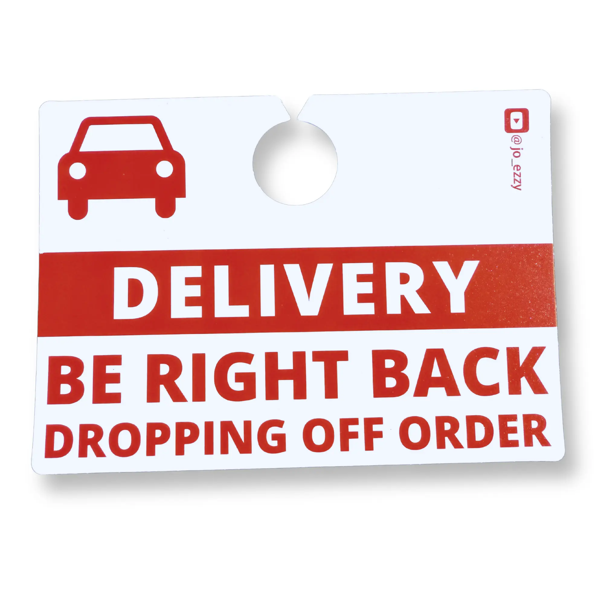pizza delivery car sign - TikTok Shop