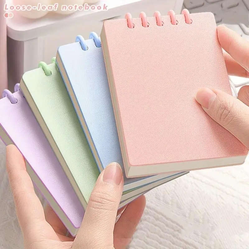 Portable Pocket, 4 Counts/set Mini Diary Notebook, Portable Notebook for Classroom English Vocabulary, Accounting and Planning, Office Stationery, School Study Supplies, Travel Diary Notebook, Journal Notebook