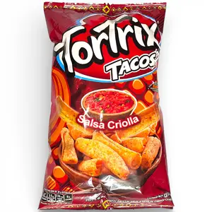 Tortrix Tacos Salsa Criolla  180g  Snack  Tacos with flavor  Creole Sauce