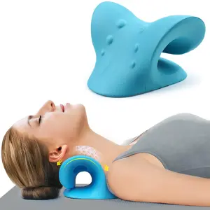 2026 New Neck Stretcher for Neck Pain Relief, Neck and Shoulder Relaxer Cervical Traction Device Pillow for Pain Relief and Muscle Relax, Pillow Neck Stretcher