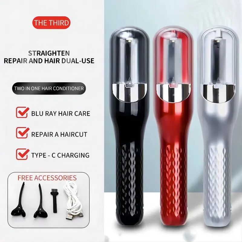 Hair shredder Multi-functional hair trimmer Charging portable home hair trimmer Electric hair trimmer Hair thinning device Electrical Plug Comfort